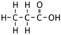 StructuralDiagramPropanoicAcid.png