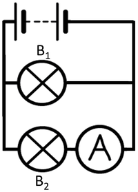 CircuitDiagramBatteryBulbBulbAmmeterParallel.png